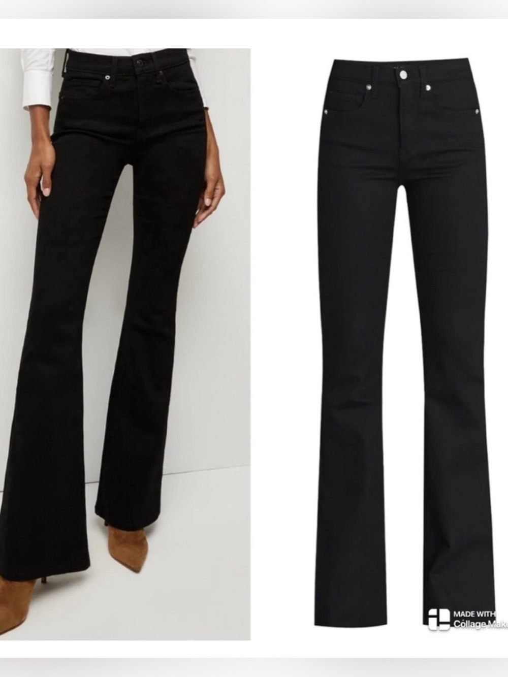 Veronica.Beard Beverly skinny flare jean washed onyx NWT